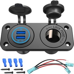 QC 3 0 USB Outlet 12V Marine Waterproof New