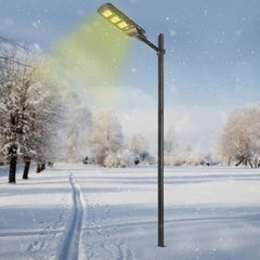 10ft Black Galvanized Steel Outdoor Parking Lot Lighting Post With Ground Cage