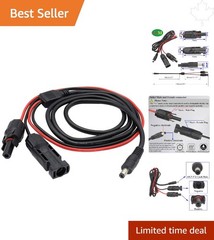 Quality Copper 1.5m Solar Extension Cable with DC 5.5mm Connector Male/Female