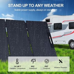 100W/200W Outdoor Camping Portable Solar Panel Foldable Solar Panel Waterproof