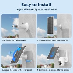 2 Pack 9W Solar Panels- Waterproof, High Efficiency Charger with 10FT USB-C …