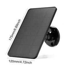 6W Solar Panel Charger for Ring Spotlight & Stick Up Cam Ourdoor CCTV Camera