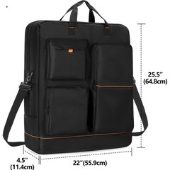 Solar Panel Storage Bag with Bright Lining, Travel Solar Panel Carrying Case …