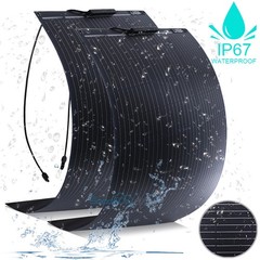 NEW! 200W 400WWatt Portable Flexible Solar Panel Kit RV Camping Off-Grid Rooftop