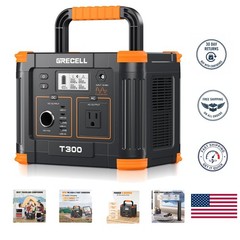 300W Portable Power Station – 230.88Wh Solar Generator for Camping & Backup