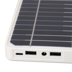 20W Solar Panel With USB TYPE C DC Port Waterproof 5V 2A Portable Solarˇ