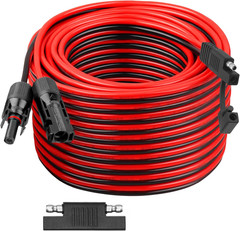 SAE Extension Cable 100FT 10AWG Quick Disconnect Wire SAE Connector Battery Char