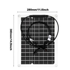 【Set】2400W Solar Panels – 4 x 600W Flexible + 100A Controller with AccessoriesKI