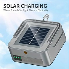 Outdoor Portable LED Camping Light Solar Charging 4000mah Large Capacity Power