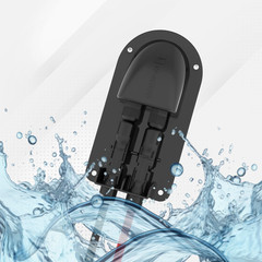 Solar Double Cable Entry Gland Box ABS Black Waterproof Dual Wire Connector Adap