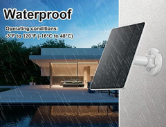 Solar Panel Charger Compatible with Ring Video Doorbell 3/3+/4, Battery Video Do