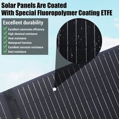 100W Watt Portable Foldable Solar Panel Kit For Solar Generator Power Station