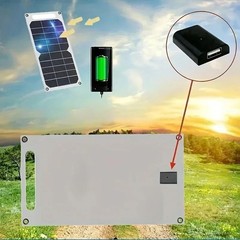 Waterproof 20W Portable Solar Panel USB Charger for Phones, Power Banks, Tablet