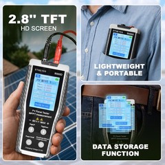 MPPT Solar Photovoltaic Panel Tester LCD Digital Display 800W 0-60V 0-35A MC4