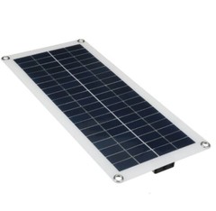 10W solar flexible panel, car and ship battery charger, dual output solar panel