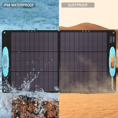 100W Foldable Solar Panel Charger – High Efficiency, Waterproof, Portable for Ca