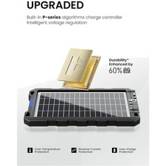 Portable 7.5W Solar Battery Charger for Vehicles