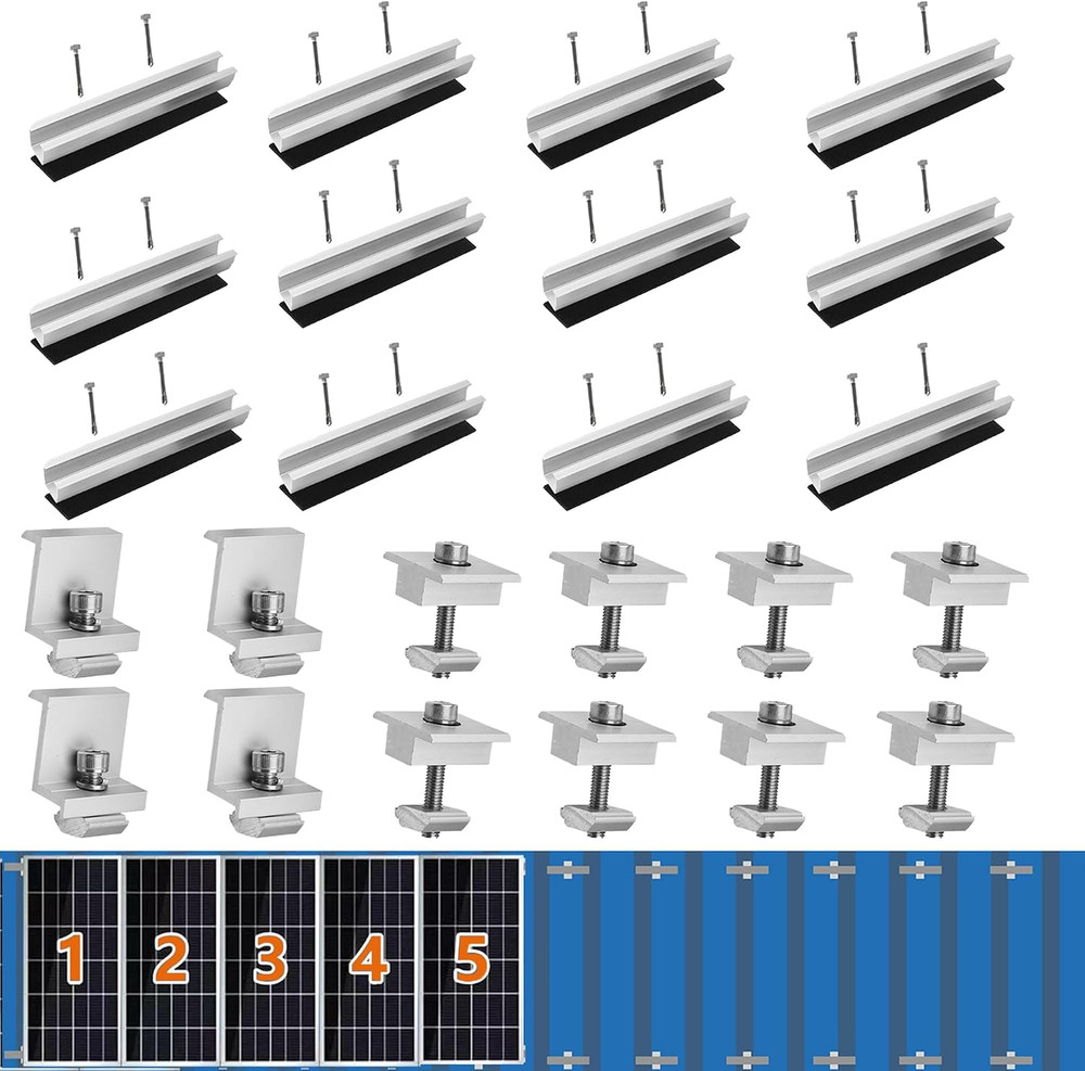 Solar Panel Mounting Brackets for Roof, Aluminum Solar Rails | Solar Panel Mount