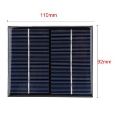 5Pcs 6V 200mA Poly Mini Solar Cell Panel Module DIY for Phone Toys Charger