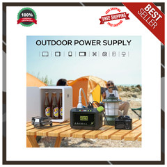 MARBERO Portable Power Station – 88Wh Solar Generator, 120W Peak, Fast Charging