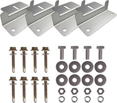 Solar Panel Mounting Z Brackets Lightweight Aluminum Corrosion-Free Construct…
