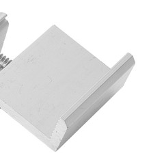 45mm/1.8in 10x Solar Mount Z Bracket Pressing Block PV Panel Rail End Grounding
