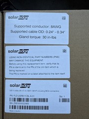 SolarEdge Field Kit FLD-EURB-YCBL-A-01 Parallel Y-Cable 400V Home Battery 10K1P
