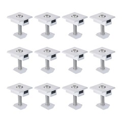 12Pcs Solar Panel Middle Clamp 35mm Aluminium Solar Panel Mount Mid Clip USA