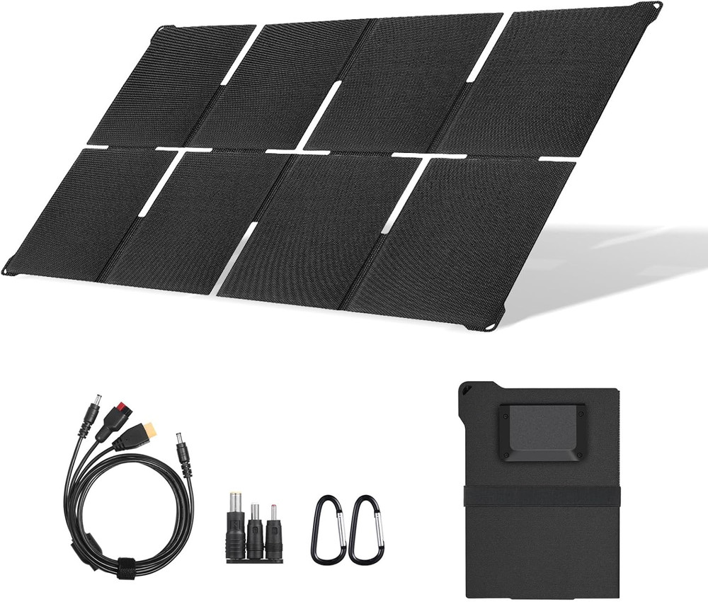 Solar Panel 45W Portable Solar Panels 25% High Efficiency Foldable Charger | Lig