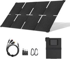 Solar Panel 45W Portable Solar Panels 25% High Efficiency Foldable Charger | Lig