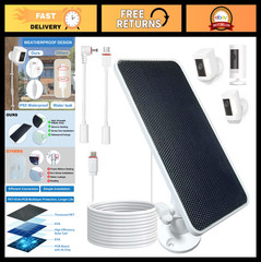 Solar Panel for Ring Spotlight, Outdoor Plus & Pro Battery Cam – 1 Pack, Eco-Fri