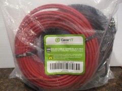 Gearit 10AWG Solar Extension Cable (100FT Black – 100Ft Red) Male to Female Sola
