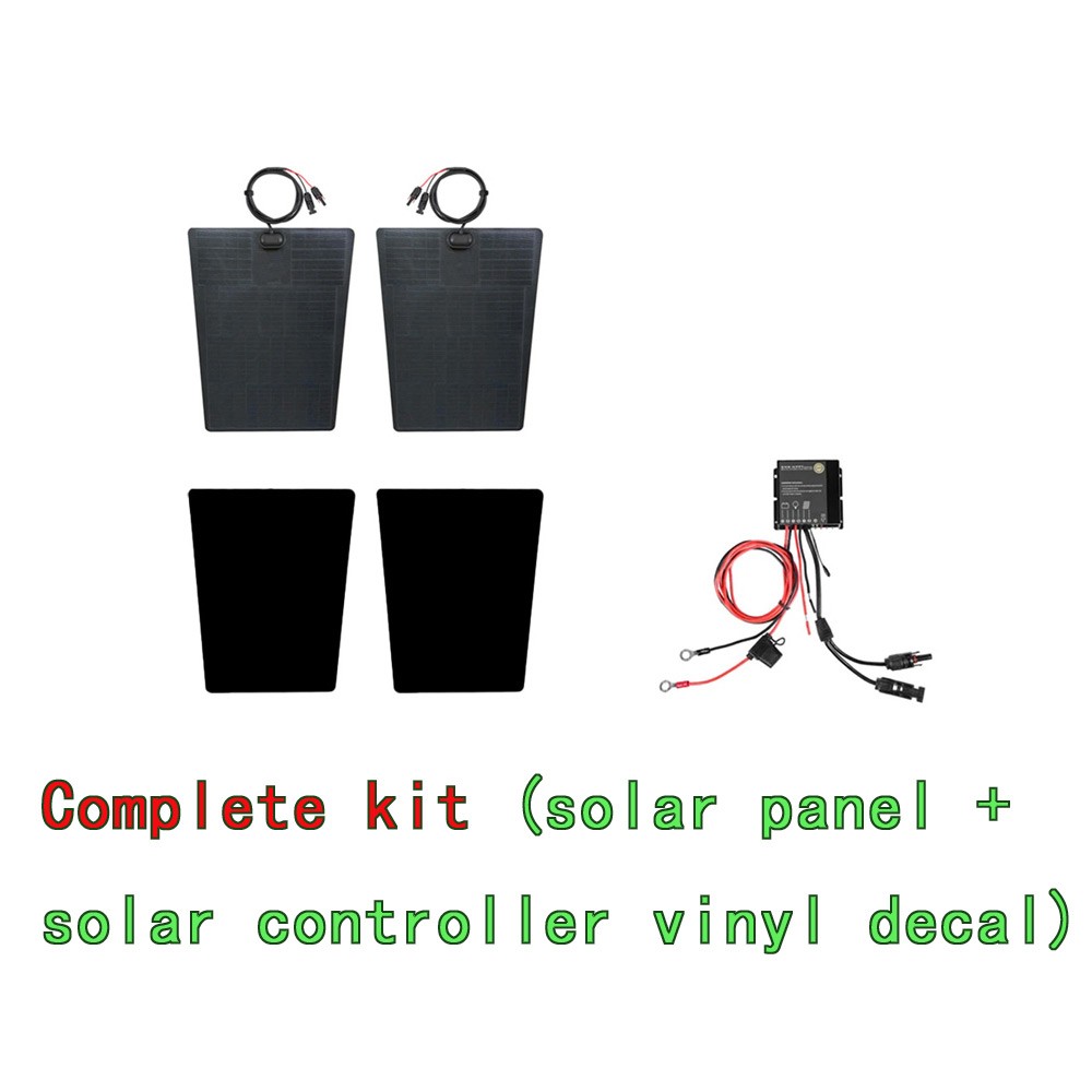 Best Lensun 100W 12V Hood Flexible Solar Panel for Dodge Grand Caravan 4th Gen