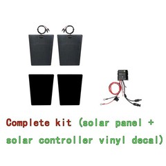 Best Lensun 100W 12V Hood Flexible Solar Panel for Dodge Grand Caravan 4th Gen