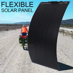 Upgraded Flexible 200W 400W Mono Solar Panel 12V Power Portable Camping Home RV