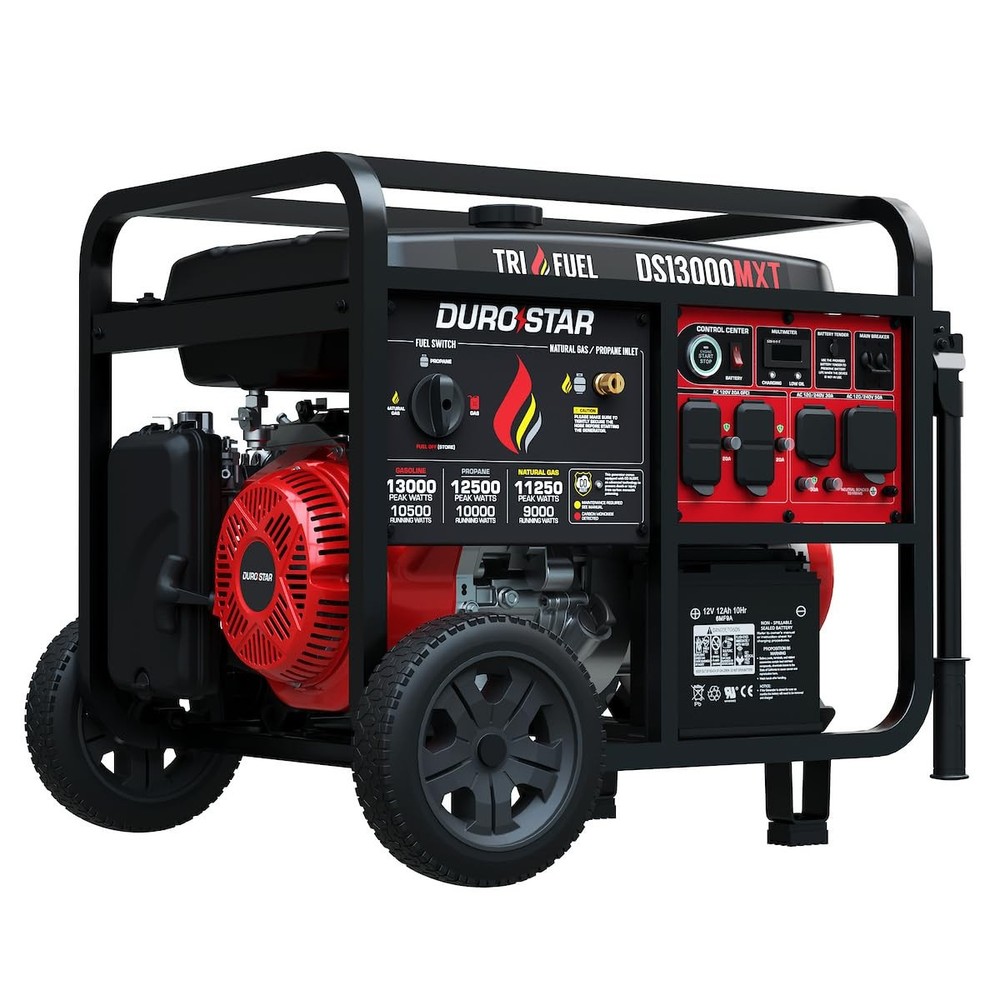 DS13000MXT 13,000-Watt 500Cc Tri Fuel Portable Generator – Gas, Propane & Natura