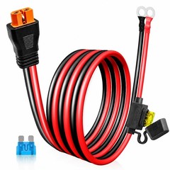 vgoviwin XT60i to O Ring Terminal Cable 10AWG 6FT Fuse