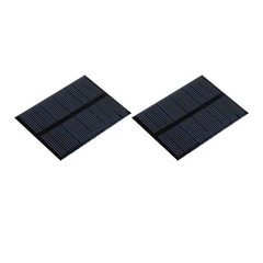 Mini Solar Cell Panel 5V 90mA 0.495W 70mm x 55mm 2pcs