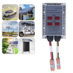 Solar Battery Charge Controller Boost MPPT Voltage Adjustable Waterproof