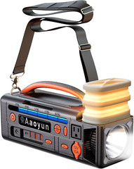 Portable Power Station 300W, 296Wh Solar Generator with 100W USB-C In/Output, Ni