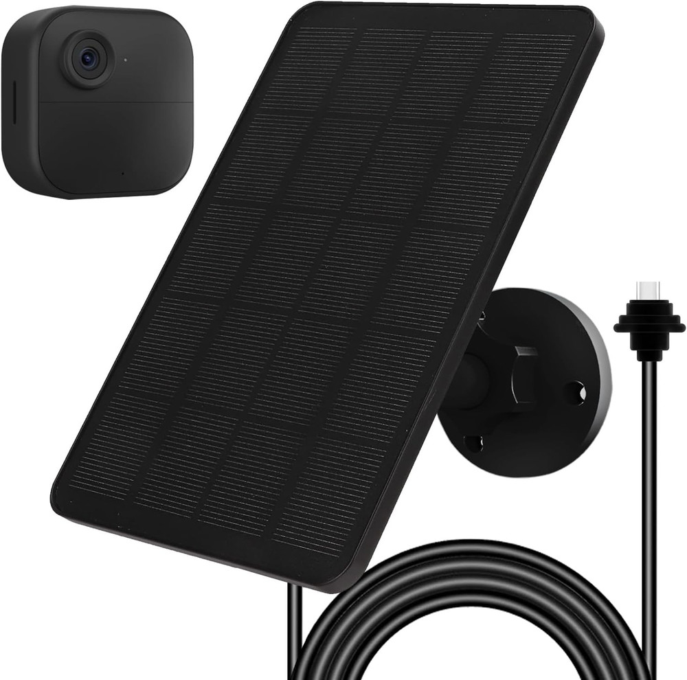 4W Solar Panel for Blink Outdoor 4 Camera w/ Cable Mount Waterproof