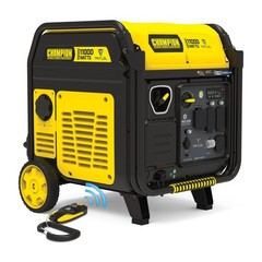 Champion Power Equipment 11,000-Watt Wireless Remote Start Tri Fuel Home Back…