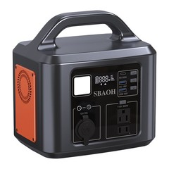 SBAOH Portable Power Station 538.7Wh 600W Home Backup Generator, Brand New
