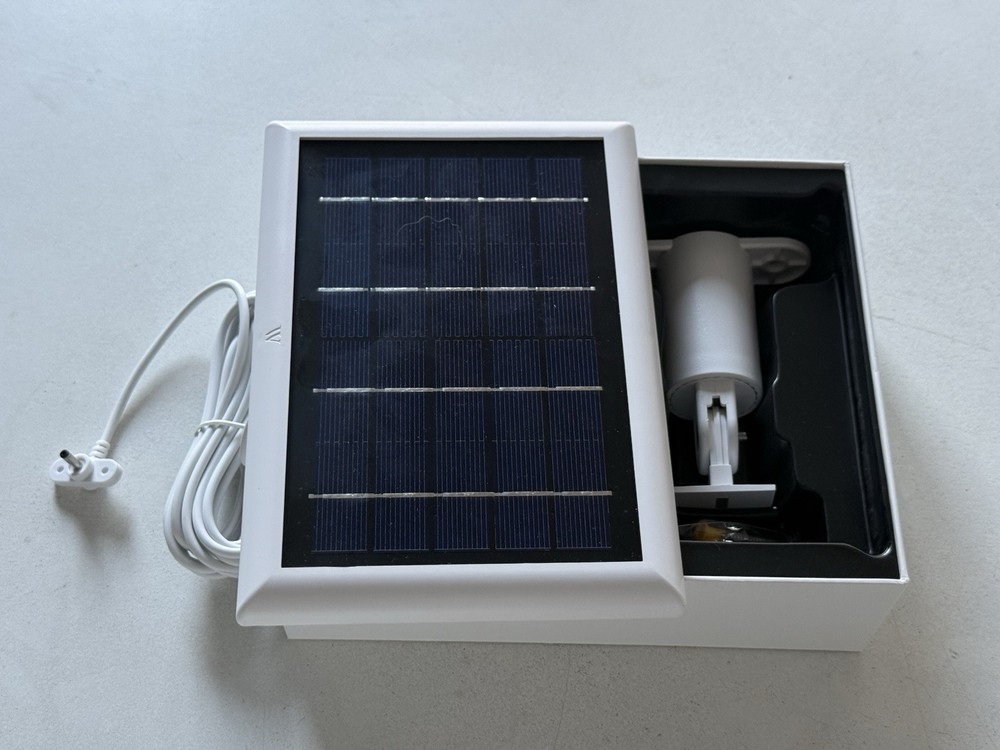 Ring Spotlight Cam Compatible Solar Panel for Ring Plus Pro Battery Replacement