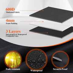 Solar Panel Carrying Case Compatible with Jackery Solarsaga 100W/100X, Waterproo