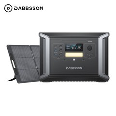 Dabbsson Power Station 2150Wh Solar Generator+210W Solar Panel For Power Outage