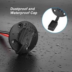 Weatherproof SAE Connector Power Socket for Solar Panel and Battery Charging