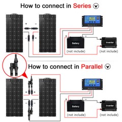 Solar Panel 100W 200W 400W Flexible Mono for Charging Boats, RV, Outdoor Devices