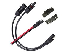 Versatile 10AWG Solar Connector Cable – MC-4 to SAE with REVERSE Polarity Kit