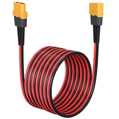 Heavy Duty 10AWG XT60 Extension Cable Wire for RC Lipo Solar Battery